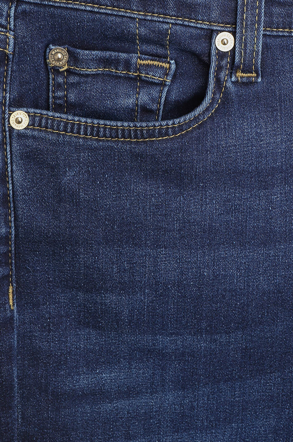 The Ankle Skinny B(air) Eco Rinsed Indigo cotton jeans