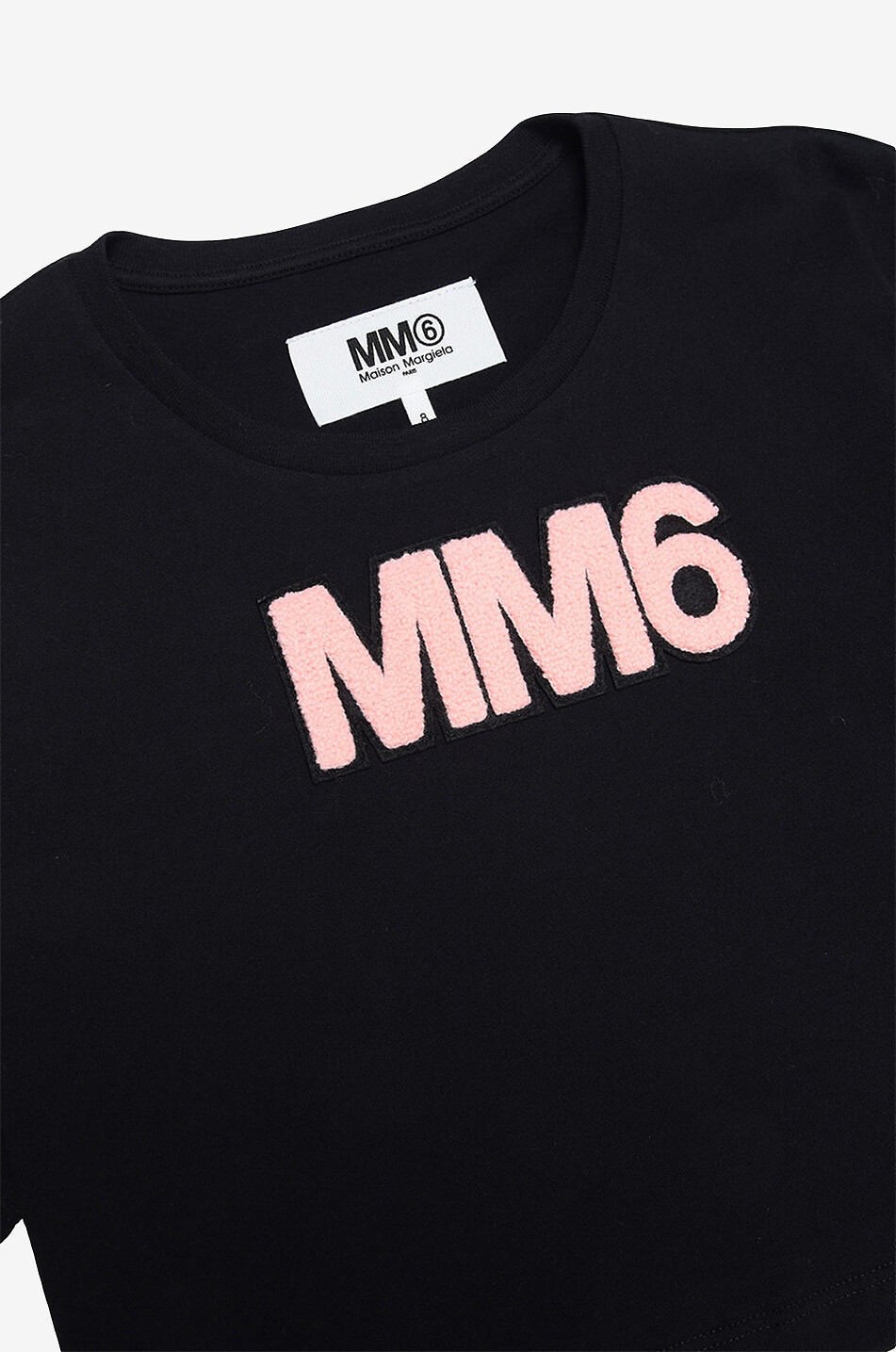 MM6 T-shirt en coton fille MM6 Fille NOIR 3