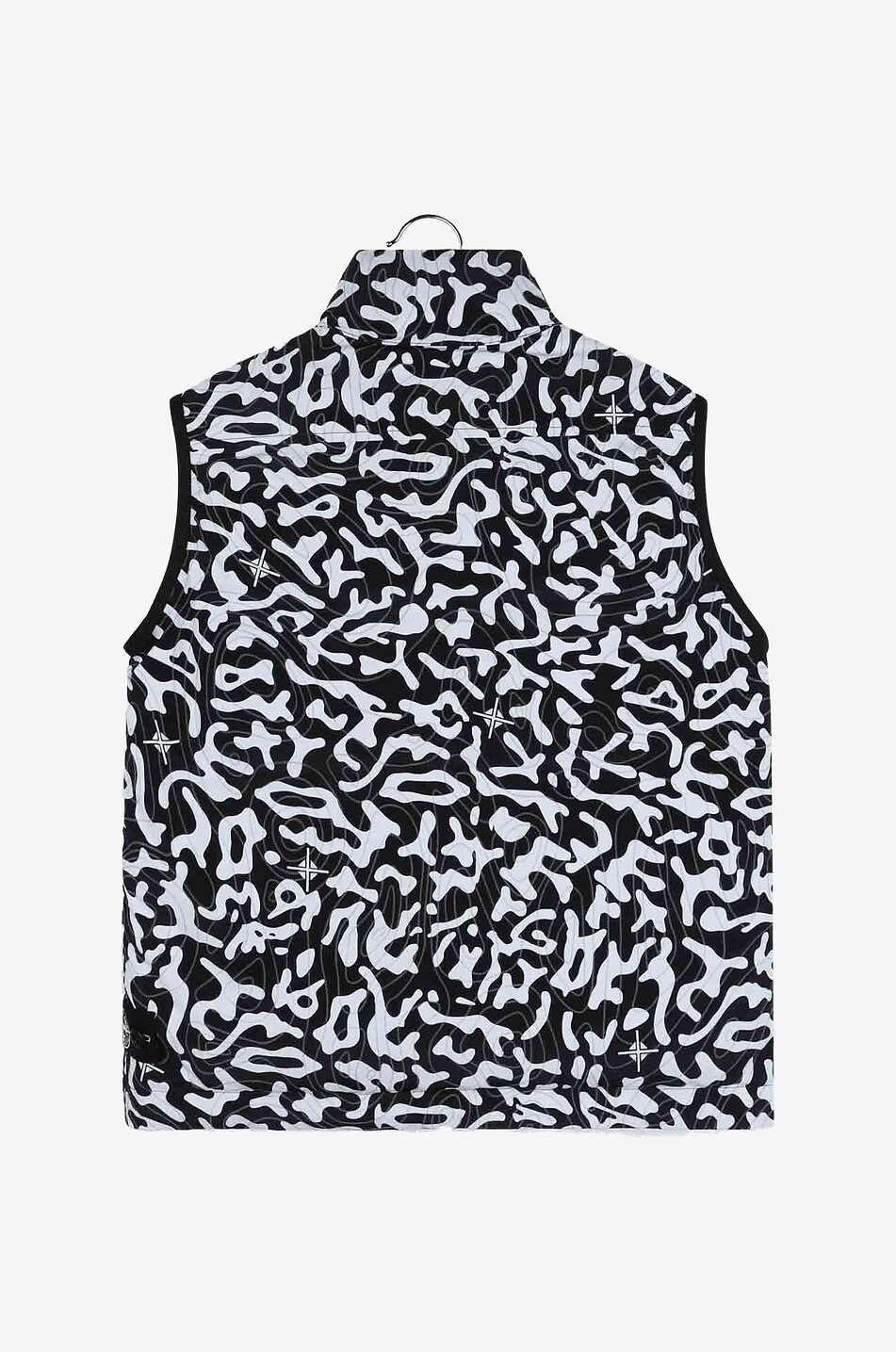 G022 Nylon Metal Camo Reflective boy's down vest