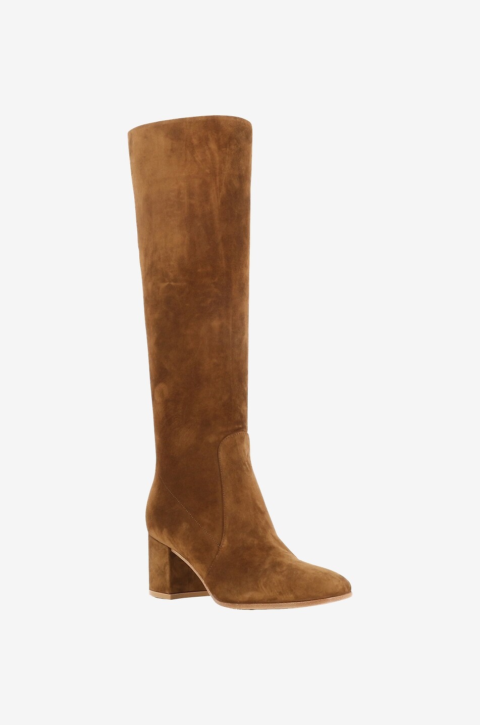 Bottes à talon carré en daim Glen 60