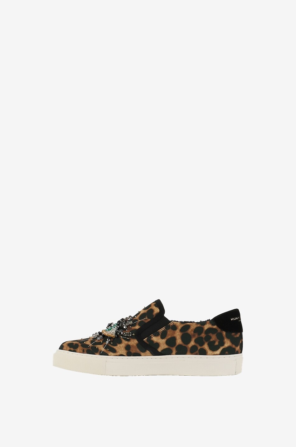KURT GEIGER LONDON Niedrige Slip-on-Sneakers aus Leder mit Auge Leah Eye Damen BUNT 3