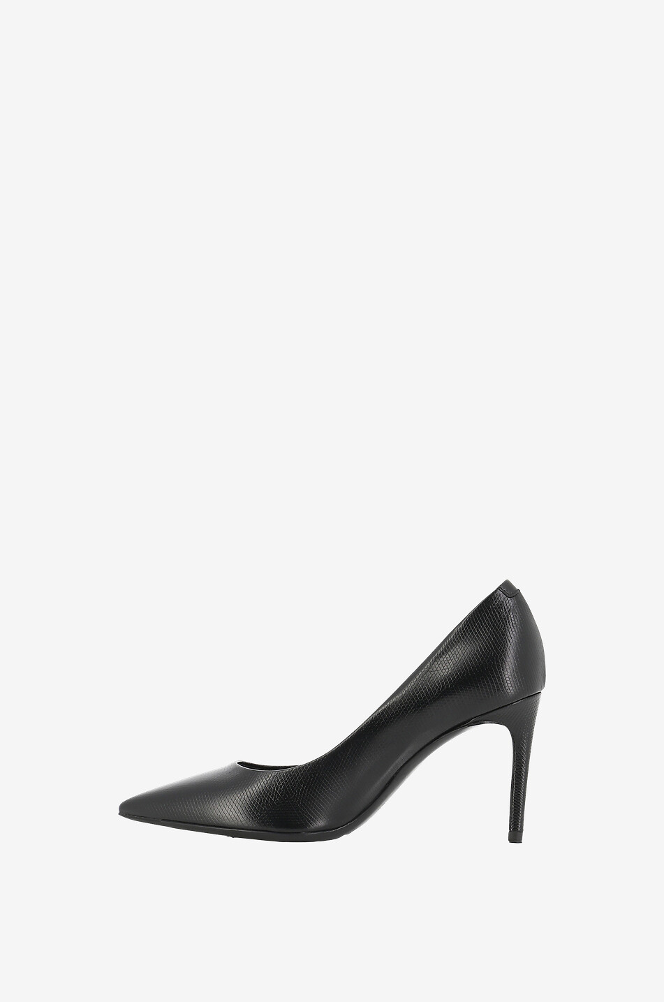 BONGENIE Pumps aus Leder in Eidechsenoptik Blaine 85 Damen SCHWARZ 3