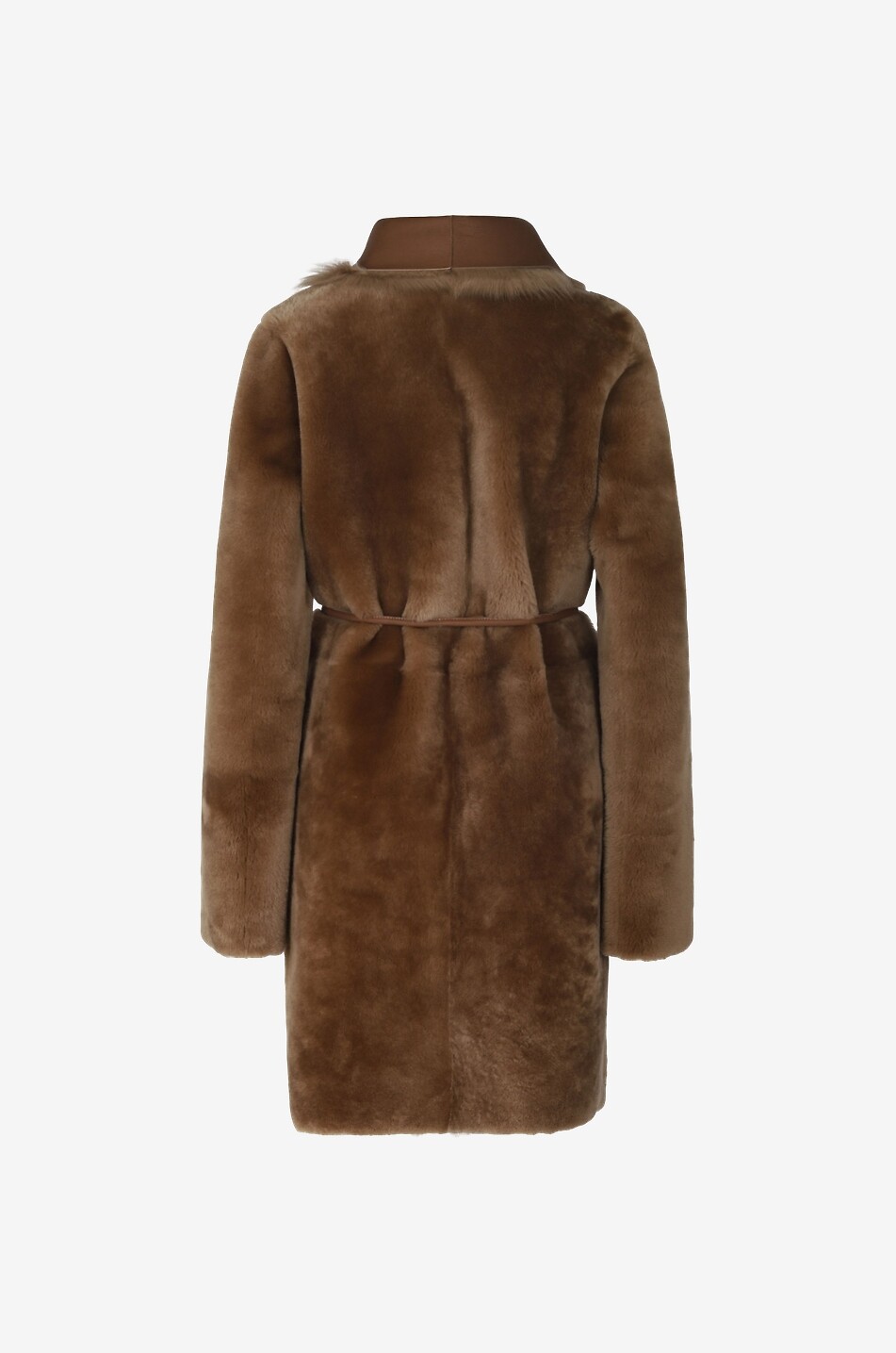 NOVE LEDER Wendbarer Mantel aus Schafspelz New Love Damen BEIGE 3