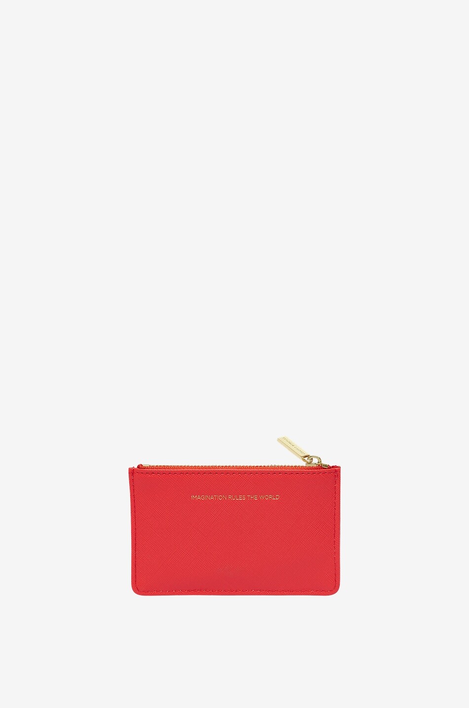 Imagination Rules The World faux leather card case