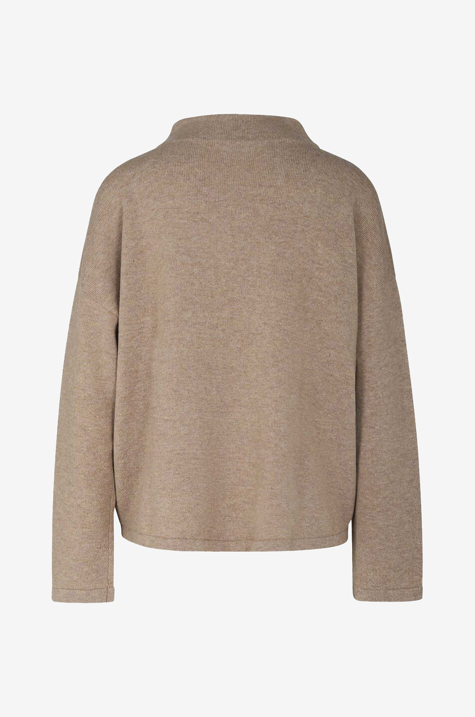AKRIS PUNTO Pullover mit Trichterkragen aus Wolle und Kaschmir Damen KAMELFARBEN 2