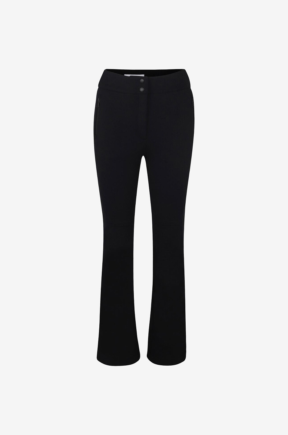 YVES SALOMON MOUNTAIN Technical fabric flared trousers Women BLACK 1