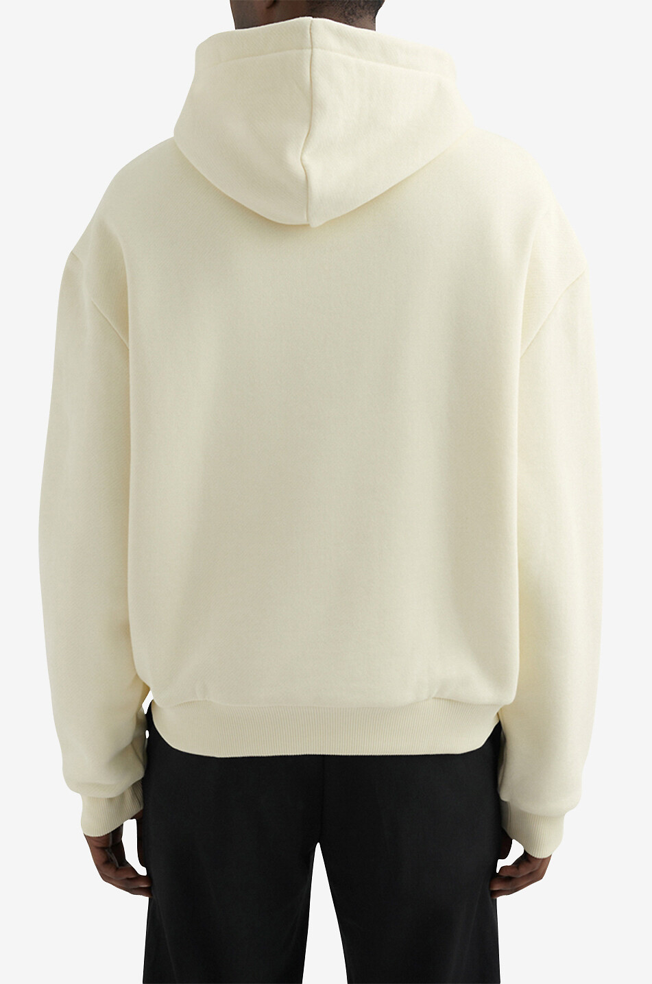 AXEL ARIGATO Sweat-shirt en coton biologique à capuche Title Homme BLANC CASSE 4