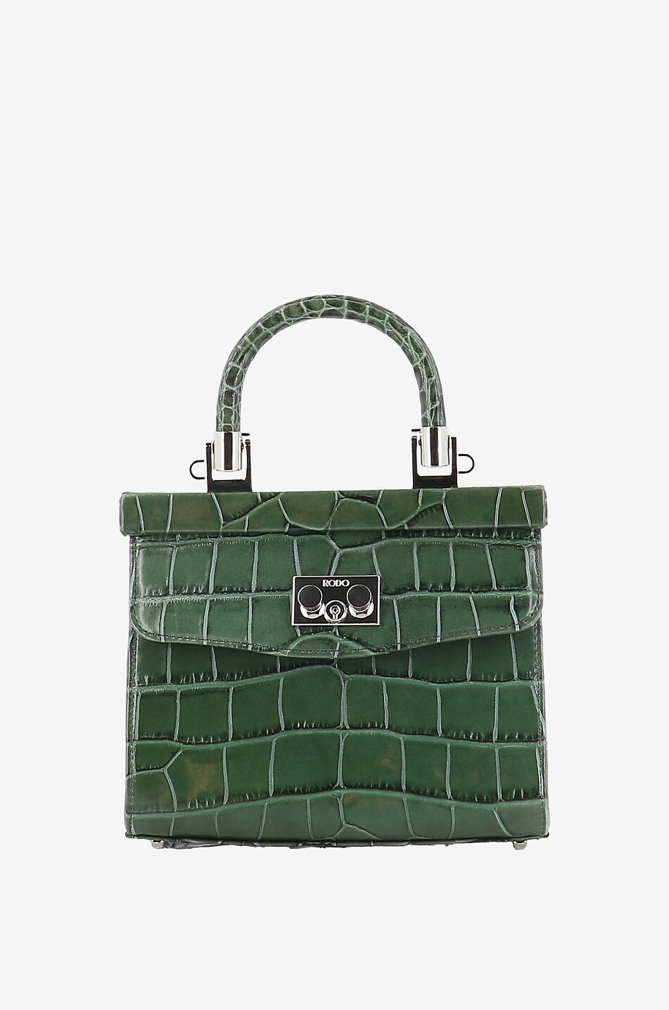 Mini-Lederhandtasche in Kroko-Optik Paris