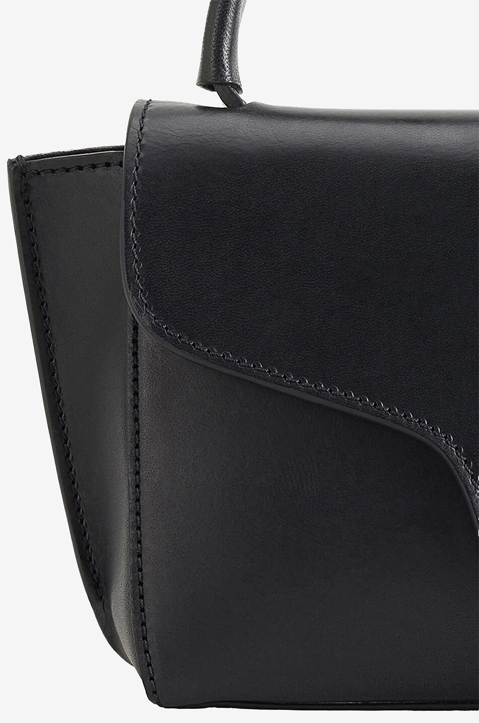ATP ATELIER Montalcino mini smooth leather cross body bag Women BLACK 5