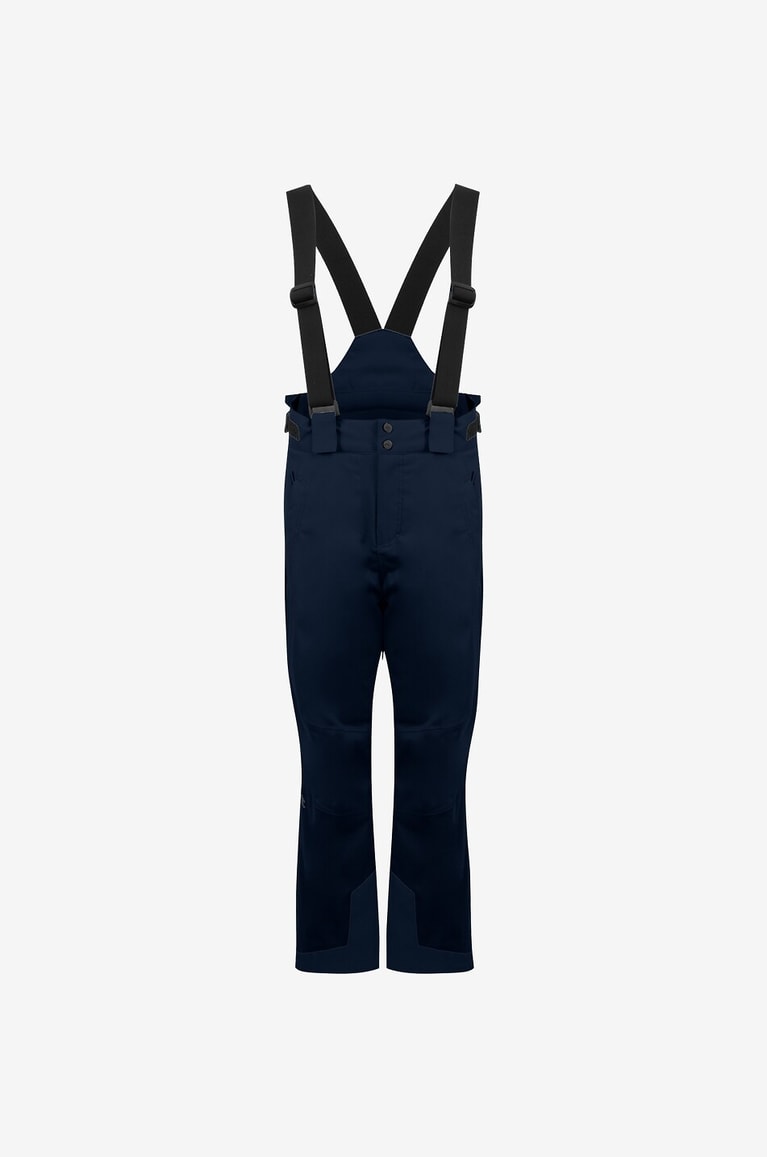 KJUS Silica girl's ski trousers with braces Unisex DARK BLUE 1