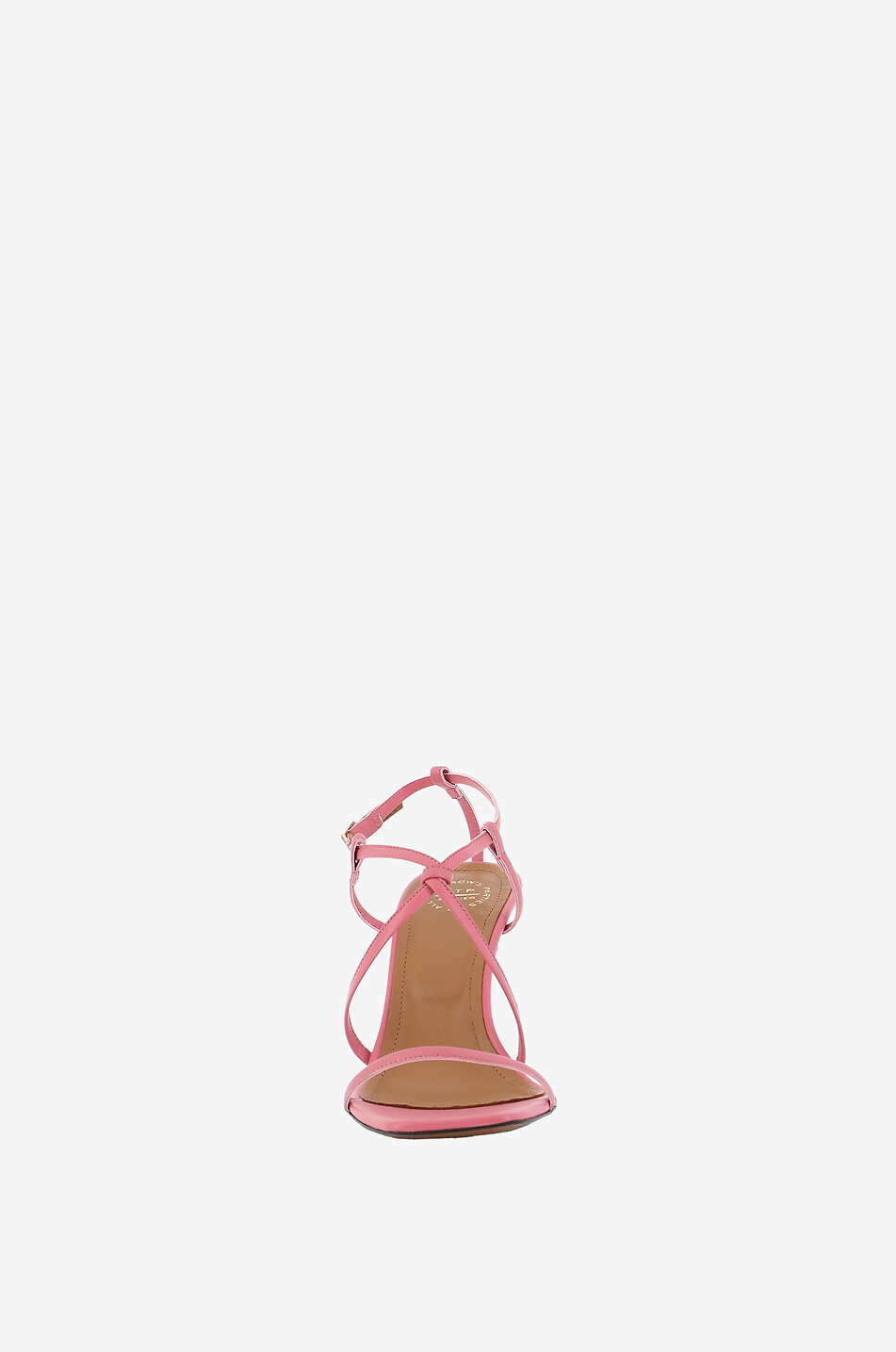 ATP ATELIER Sandales à talon en cuir nappa Lapedona Femme ROSE 2