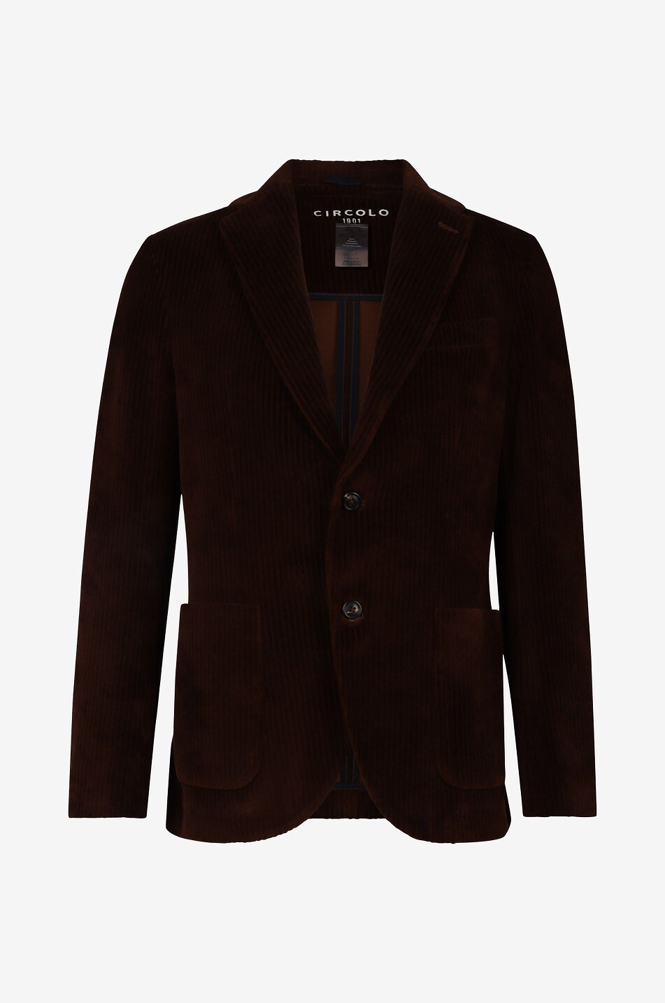 Einreihiger Blazer aus Cord