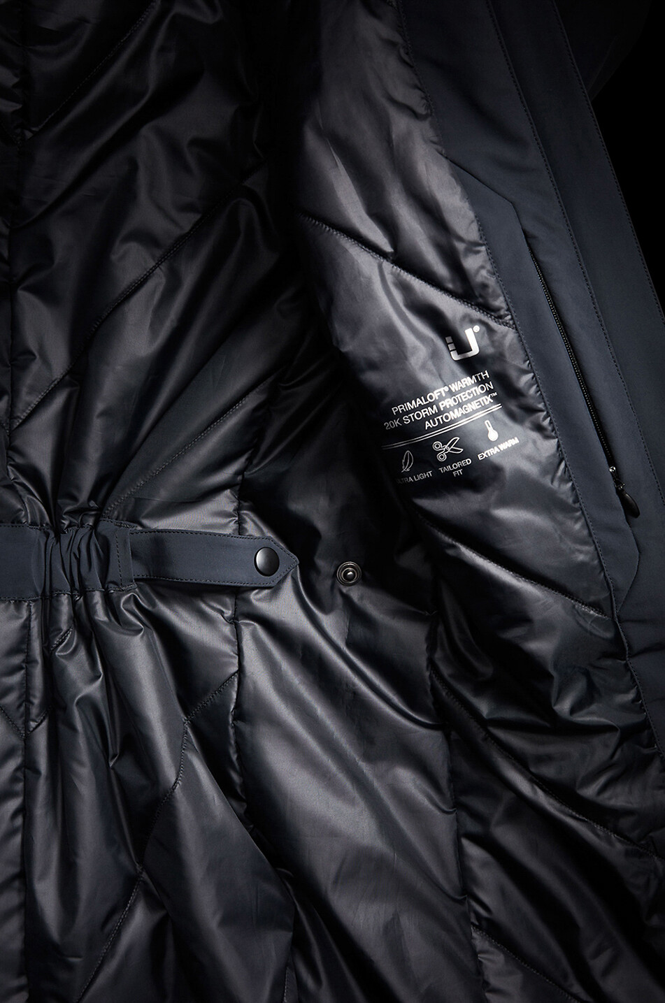 UBR Warmer Slim-Fit-Parka mit Kapuze Spectra Damen SCHWARZ 5