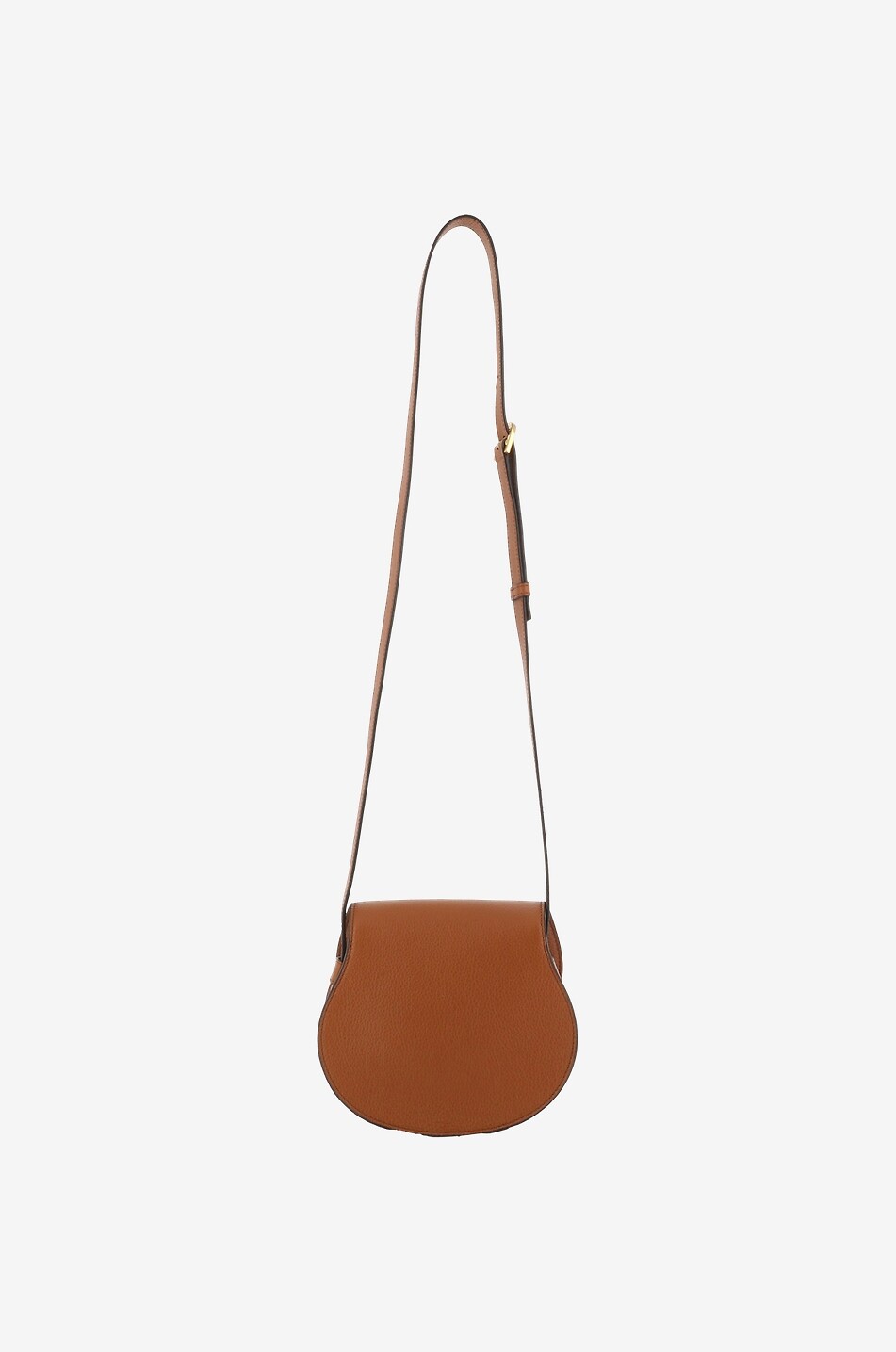CHLOE Schultertasche aus genarbtem Leder Marcie Small Damen BRAUN 3