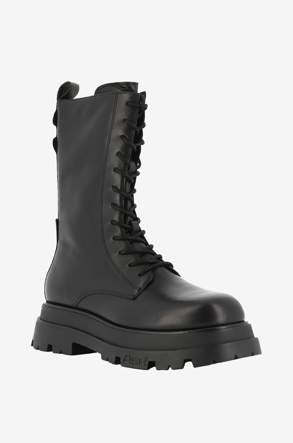 ASH Elton leather lace-up ankle boots Women BLACK 1