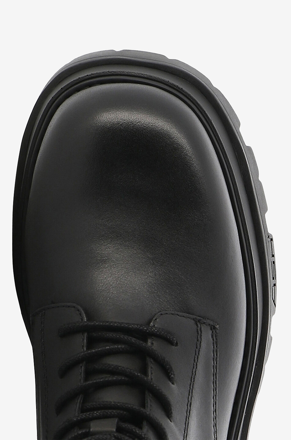 ASH Elton leather lace-up ankle boots Women BLACK 5