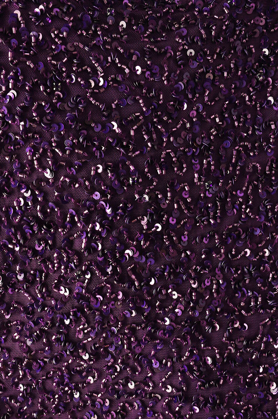 Mini robe à sequins sans manches Carnegie