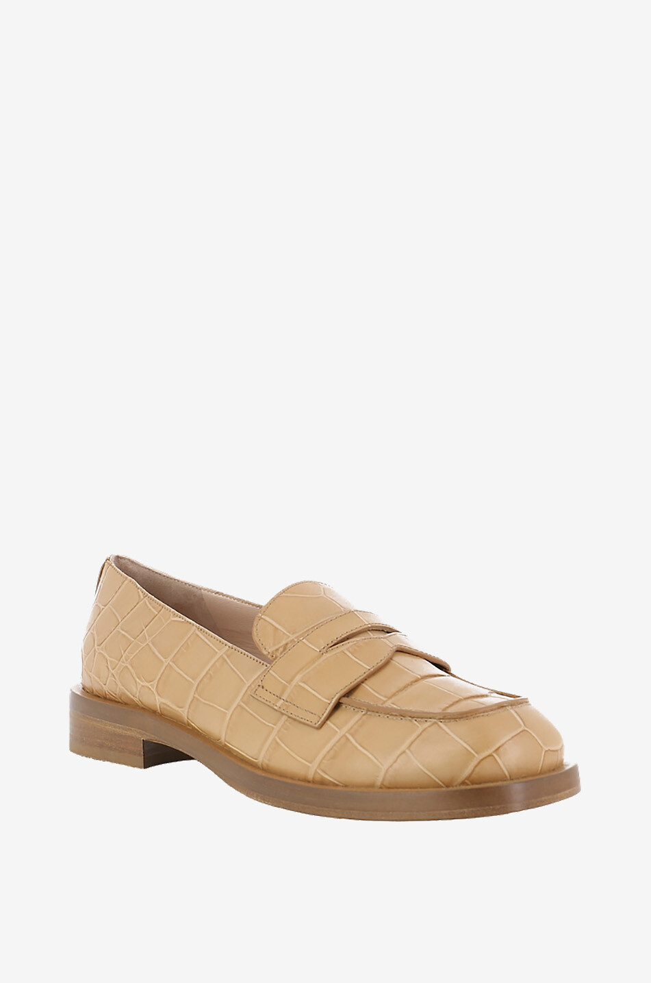 RODO Mocassin en cuir Coco Block Femme BEIGE 1