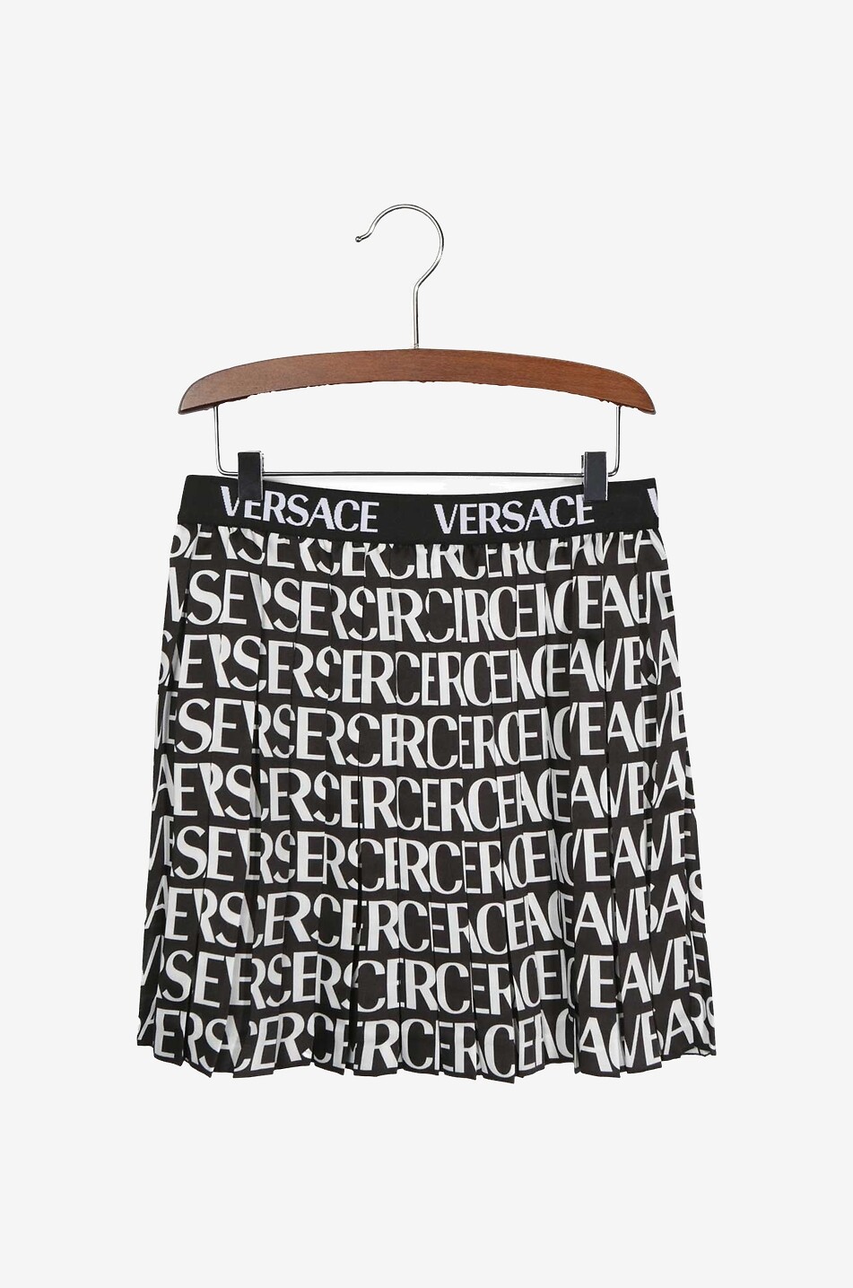 VERSACE Jupe courte fille plissée VERSACE Logos Fille NOIR 1