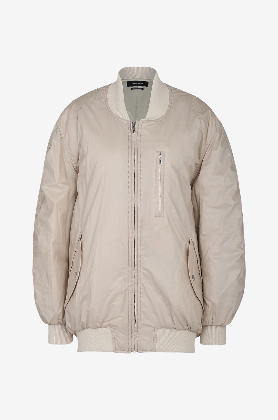 ISABEL MARANT Bomber oversize ouaté en coton Kayama Femme BLANC 1