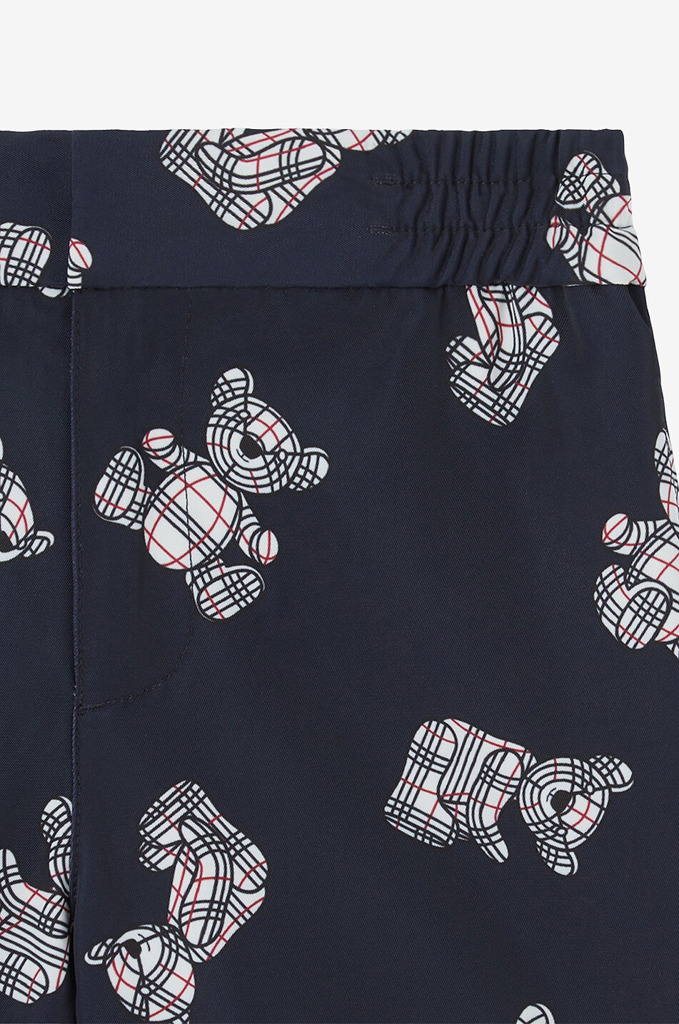 BURBERRY Leonard bear printed boy's Bermuda shorts Boy MEDIUM BLUE 3