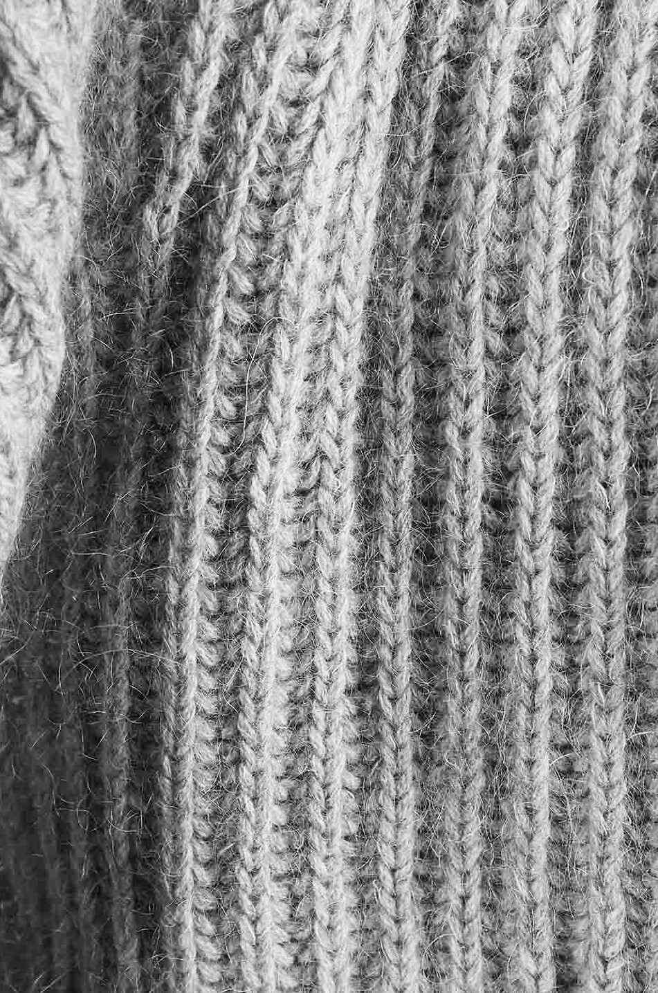 FABIANA FILIPPI Cashmere merino and mohair blend cardigan Women GREY 3