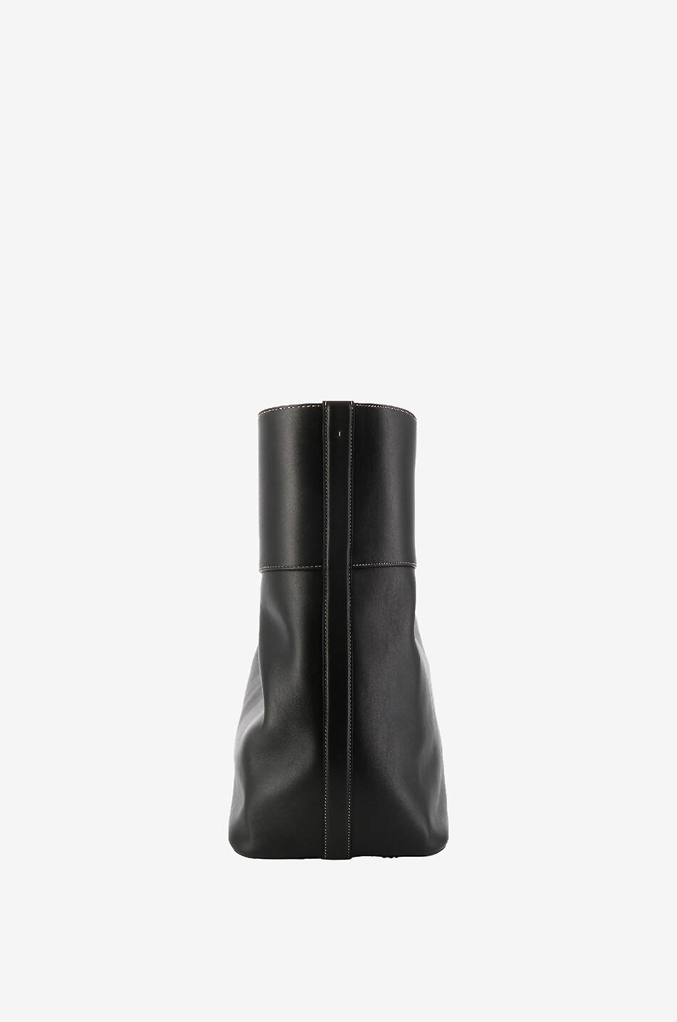 ALEXANDER McQUEEN Grand sac cabas en cuir lisse The Bow Femme NOIR 4