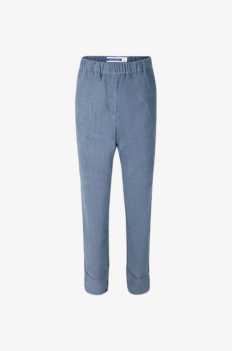 Cotton wide leg trousers