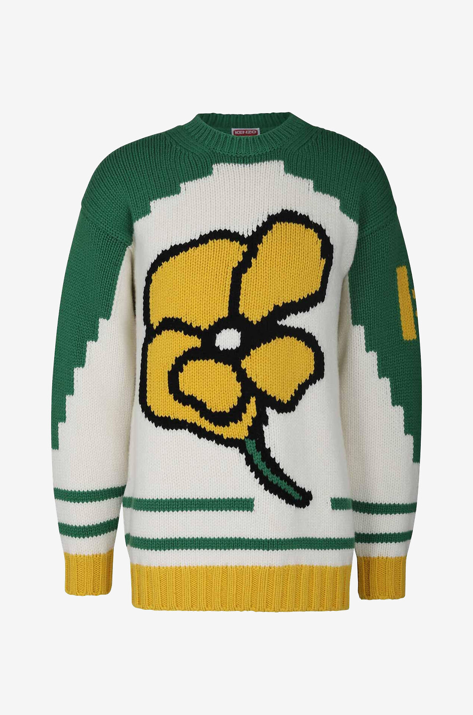 Kenzo Poppy oversize jacquard jumper