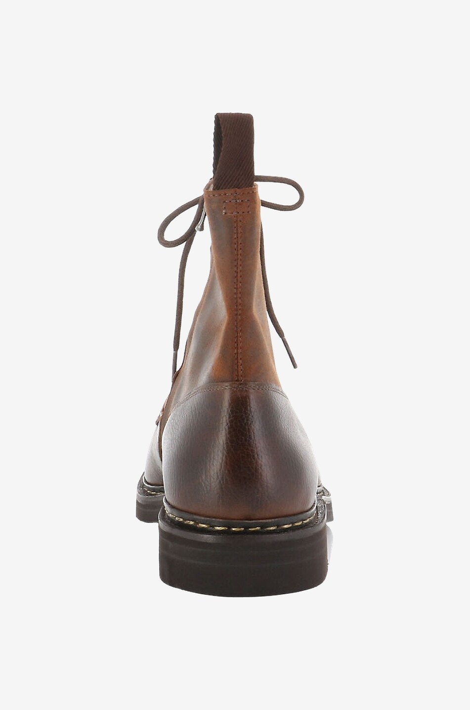 Perth vintage effect leather lace-up ankle boots