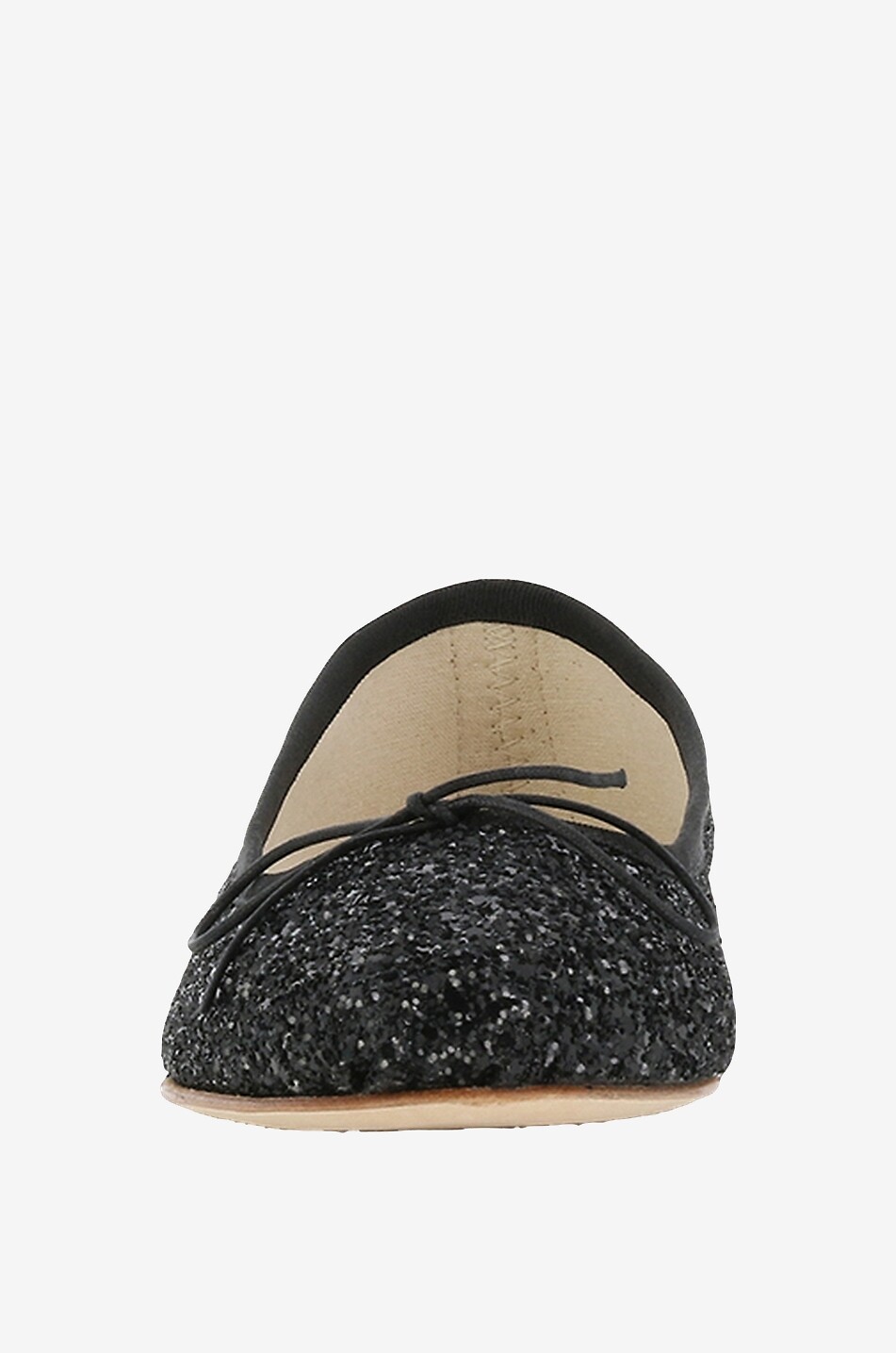 Ballerines à bout rond en cuir Glitter Classic
