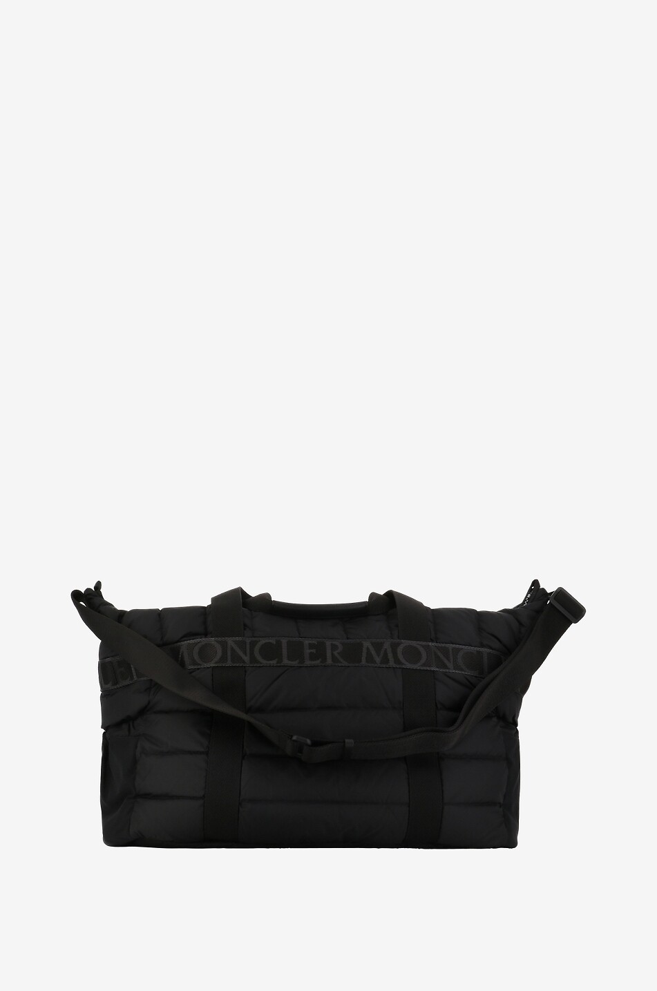 MONCLER Antartika Duffle quilted nylon travel bag Men BLACK 3