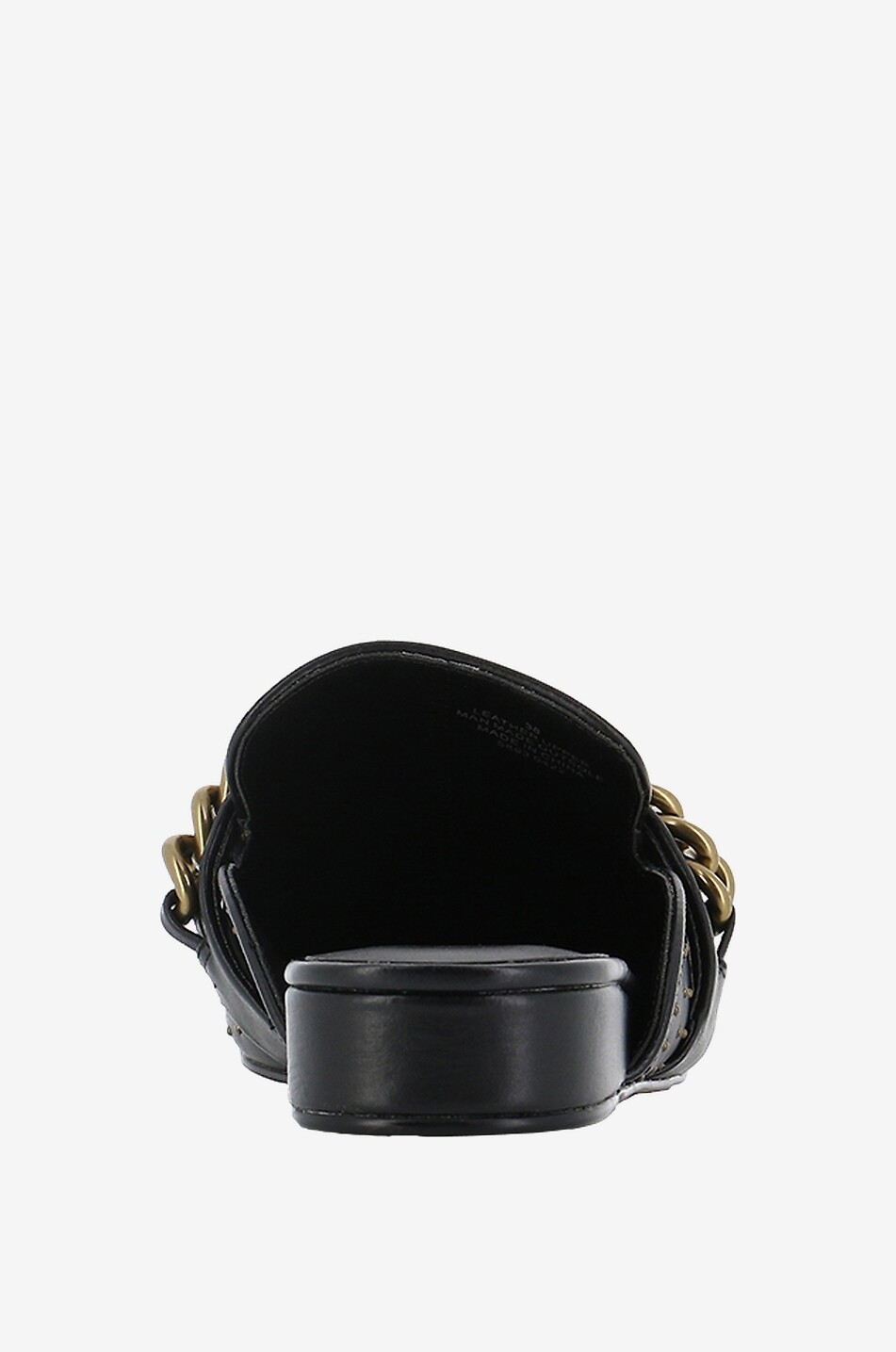 Mules plates en cuir Chelsea