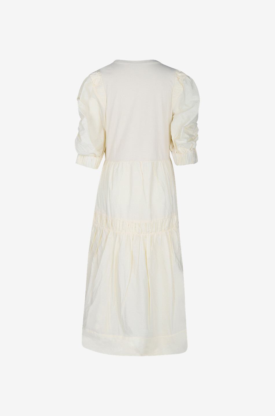 SEA Robe mi-longue en coton Steph Femme Beige clair 2