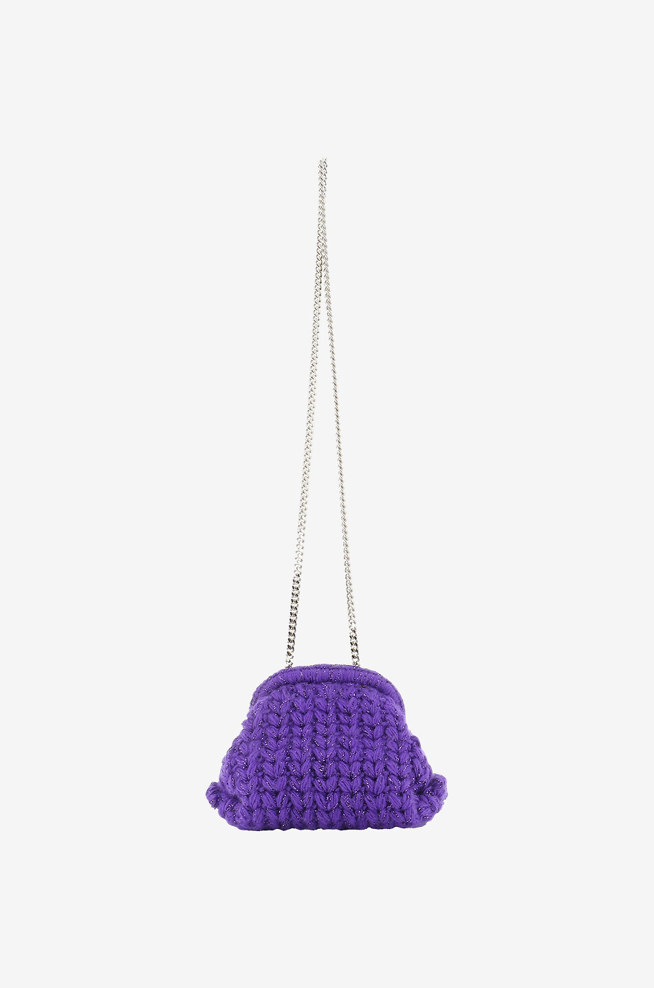 GEDEBE Pochette en maille et lurex Mama Femme VIOLET 3