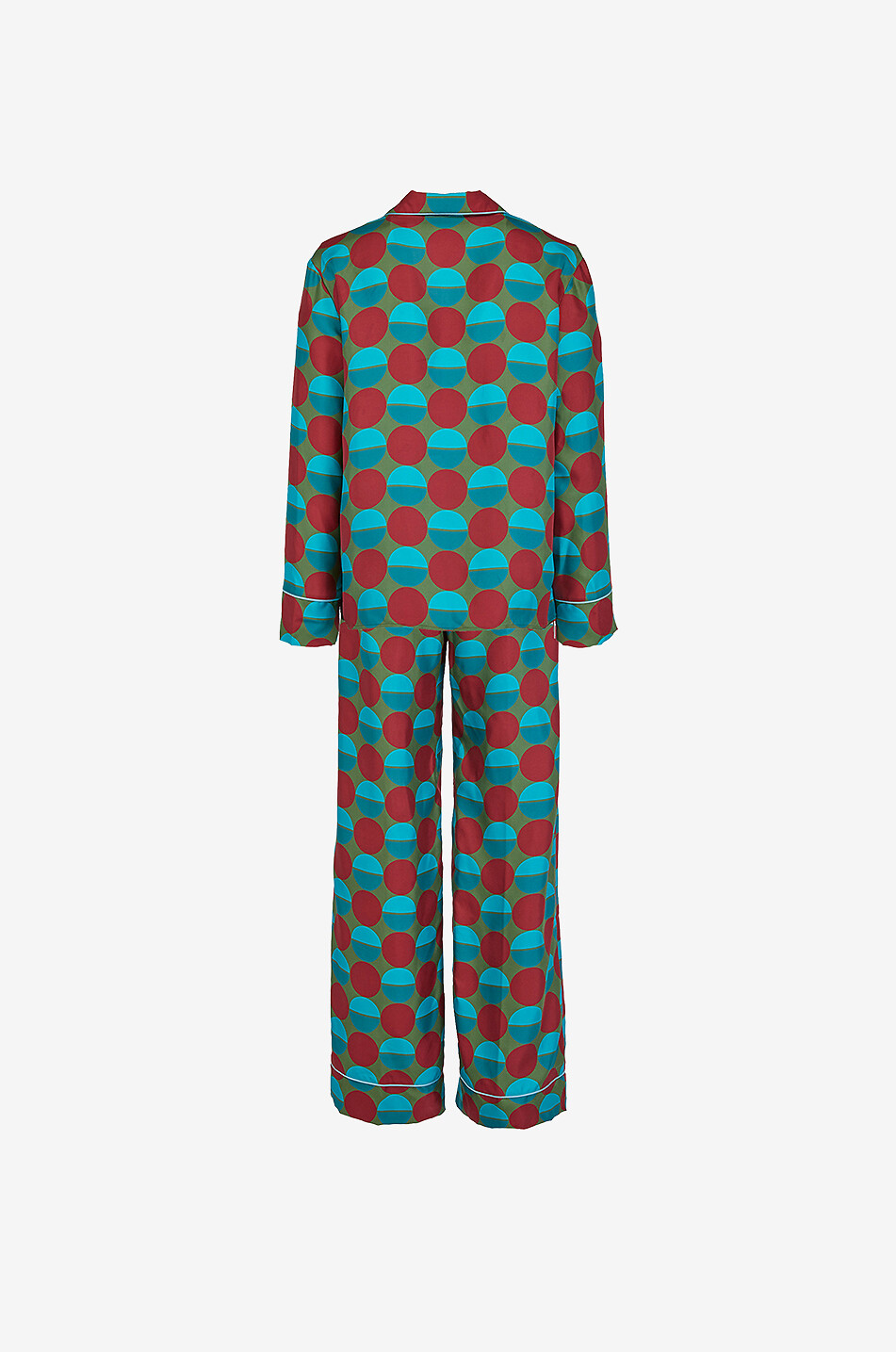 LA DOUBLEJ Seidenpyjama Sfere Grandi Damen BUNT 2