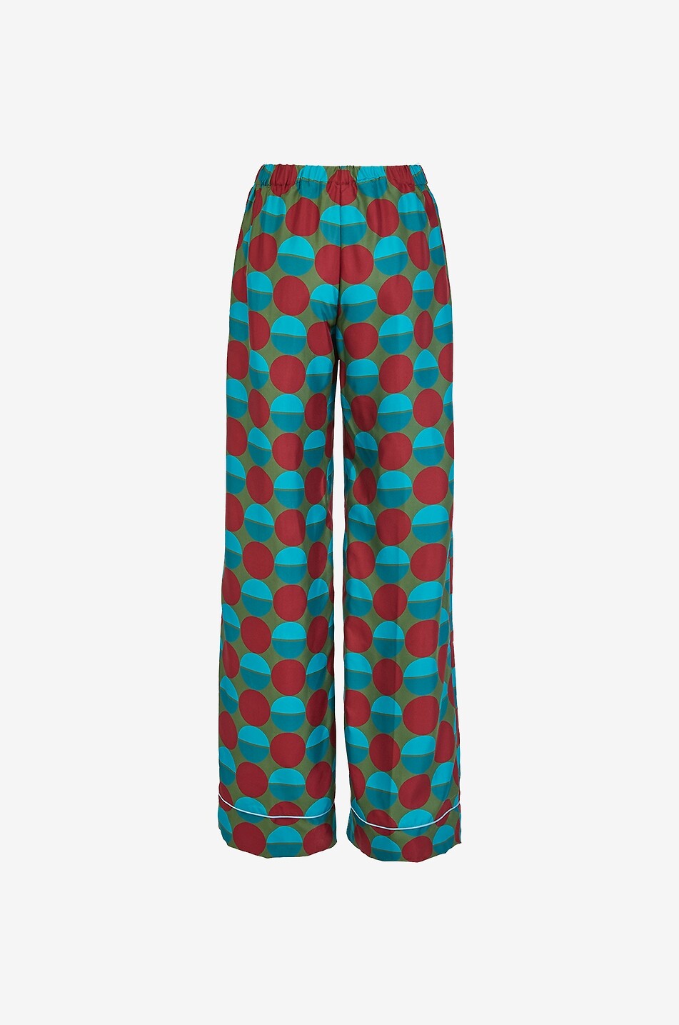 LA DOUBLEJ Seidenpyjama Sfere Grandi Damen BUNT 6