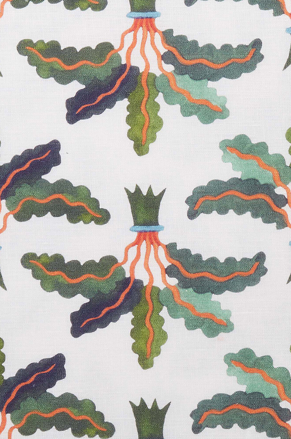 LA DOUBLEJ Palms set of two linen place mats Home MULTI COLOURED 4