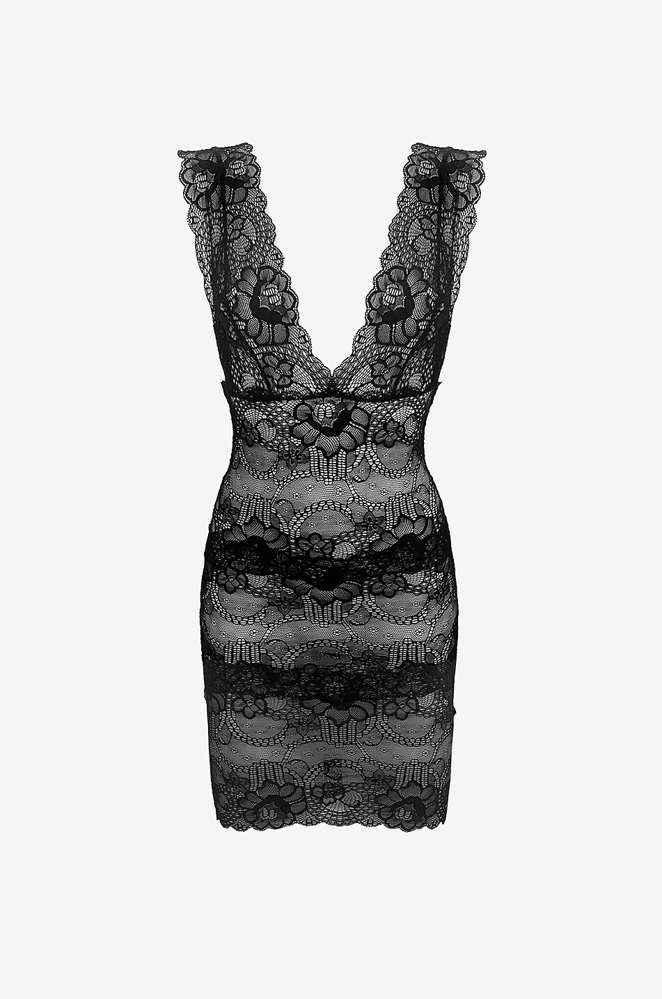 Johnny figure-hugging lace slip dress