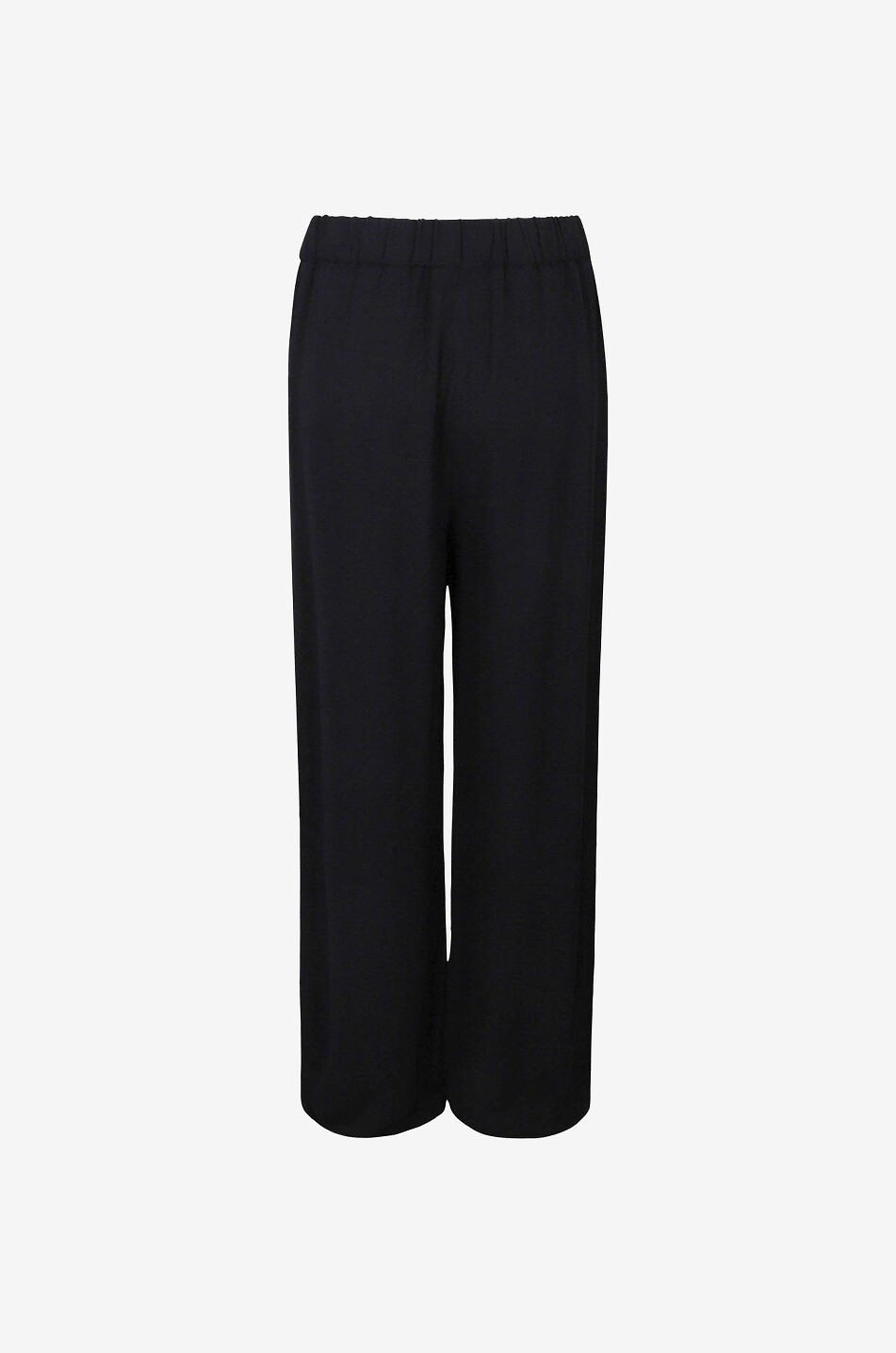 FABIANA FILIPPI Pantalon large fluide en crêpe Femme BLEU FONCE 2