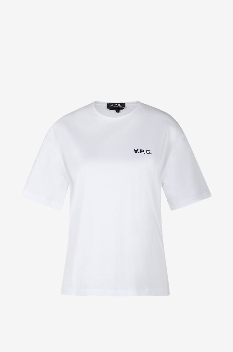 A.P.C. T-shirt à manches courtes en coton Karol Femme BLANC 1