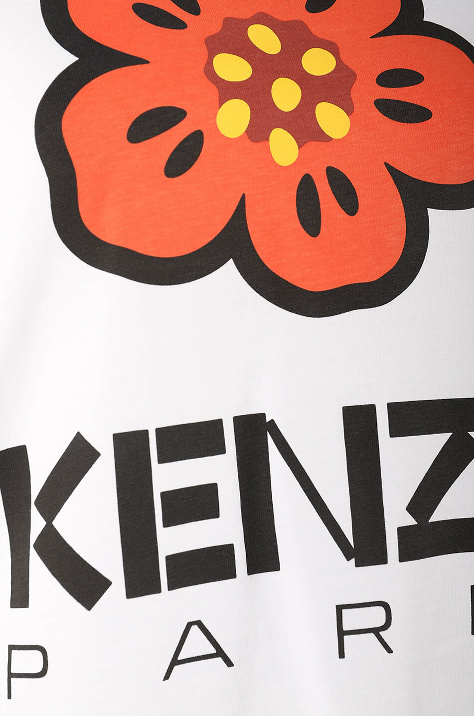 KENZO T-Shirt en coton Boke Flower Femme BLANC 5