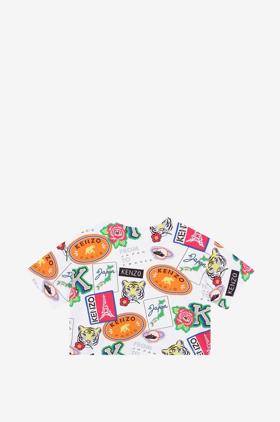 Bauchfreies Mädchen-T-Shirt Kenzo Travel