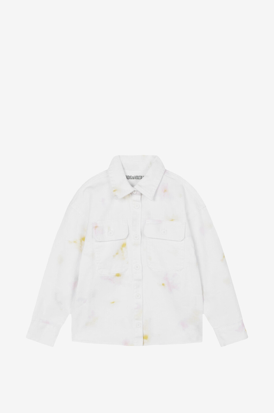 Girl's tie-dye denim jacket