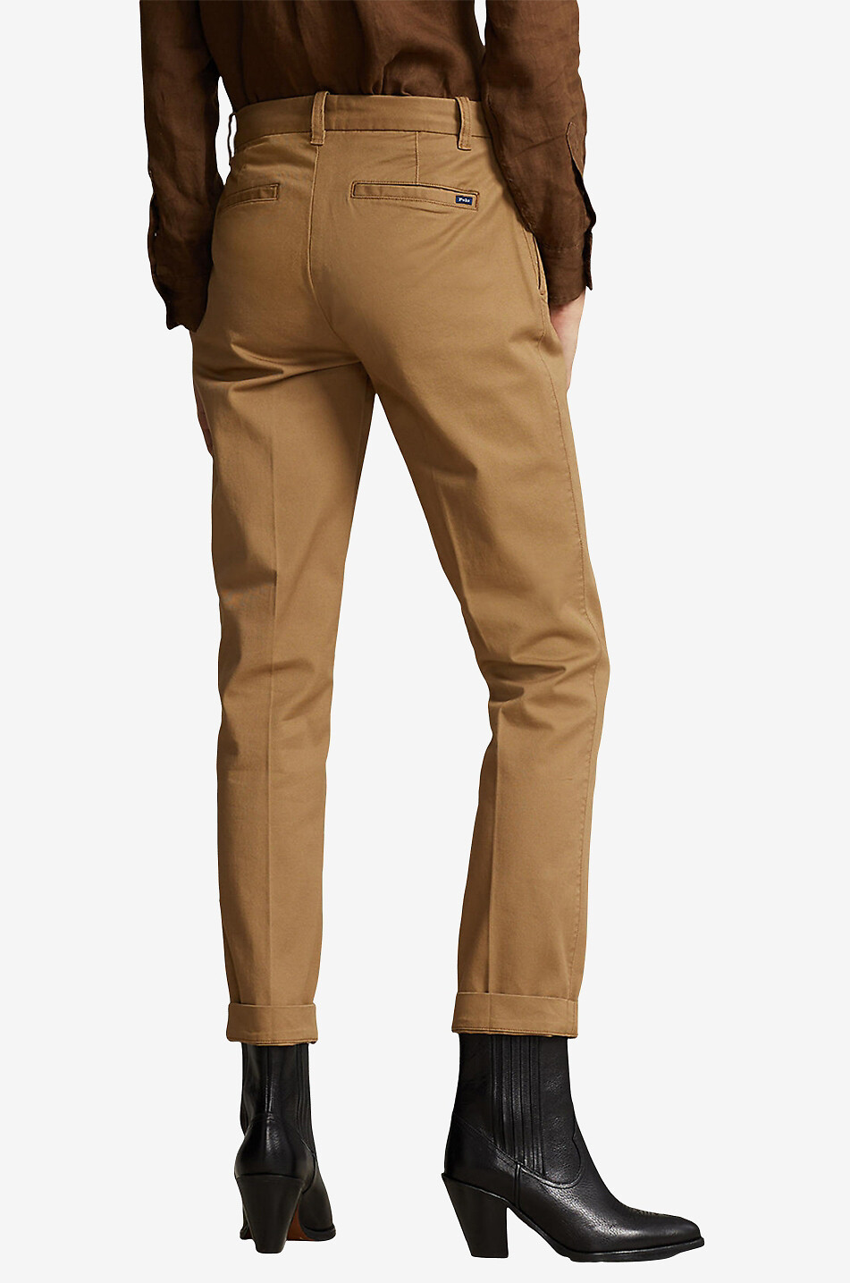 Pantalon chino slim raccourci