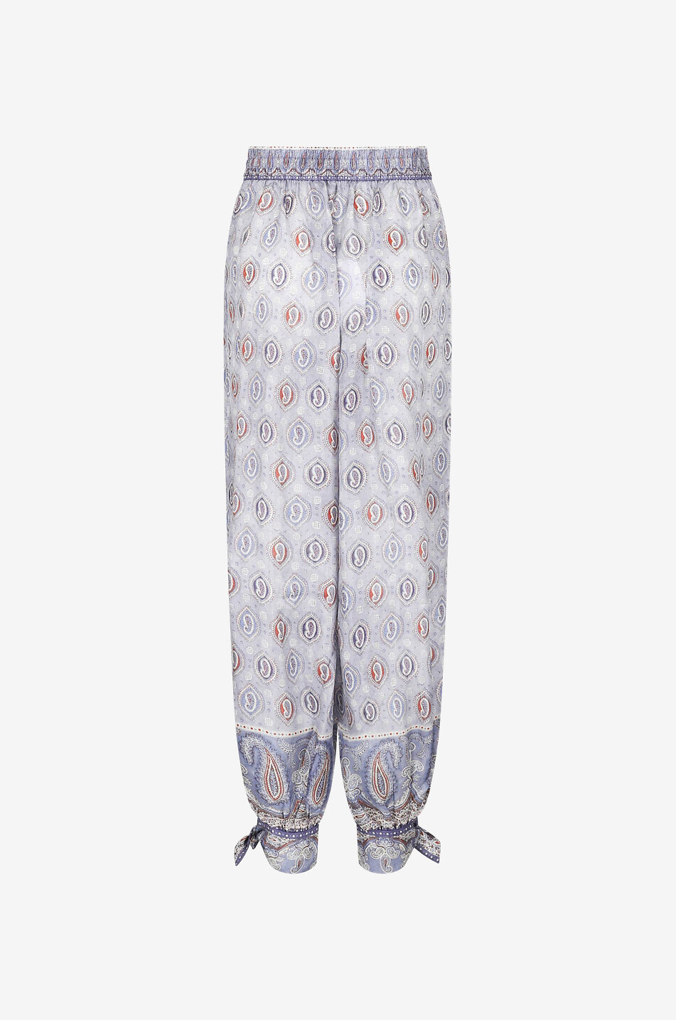 ZIMMERMANN Vitali puffy silk track trousers Women MULTI COLOURED 2