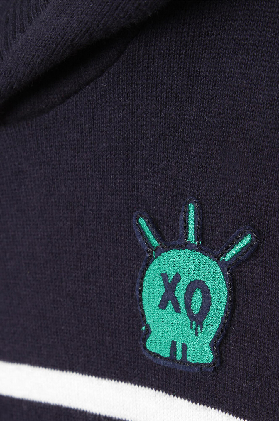 Pull rayé garçon à capuche
