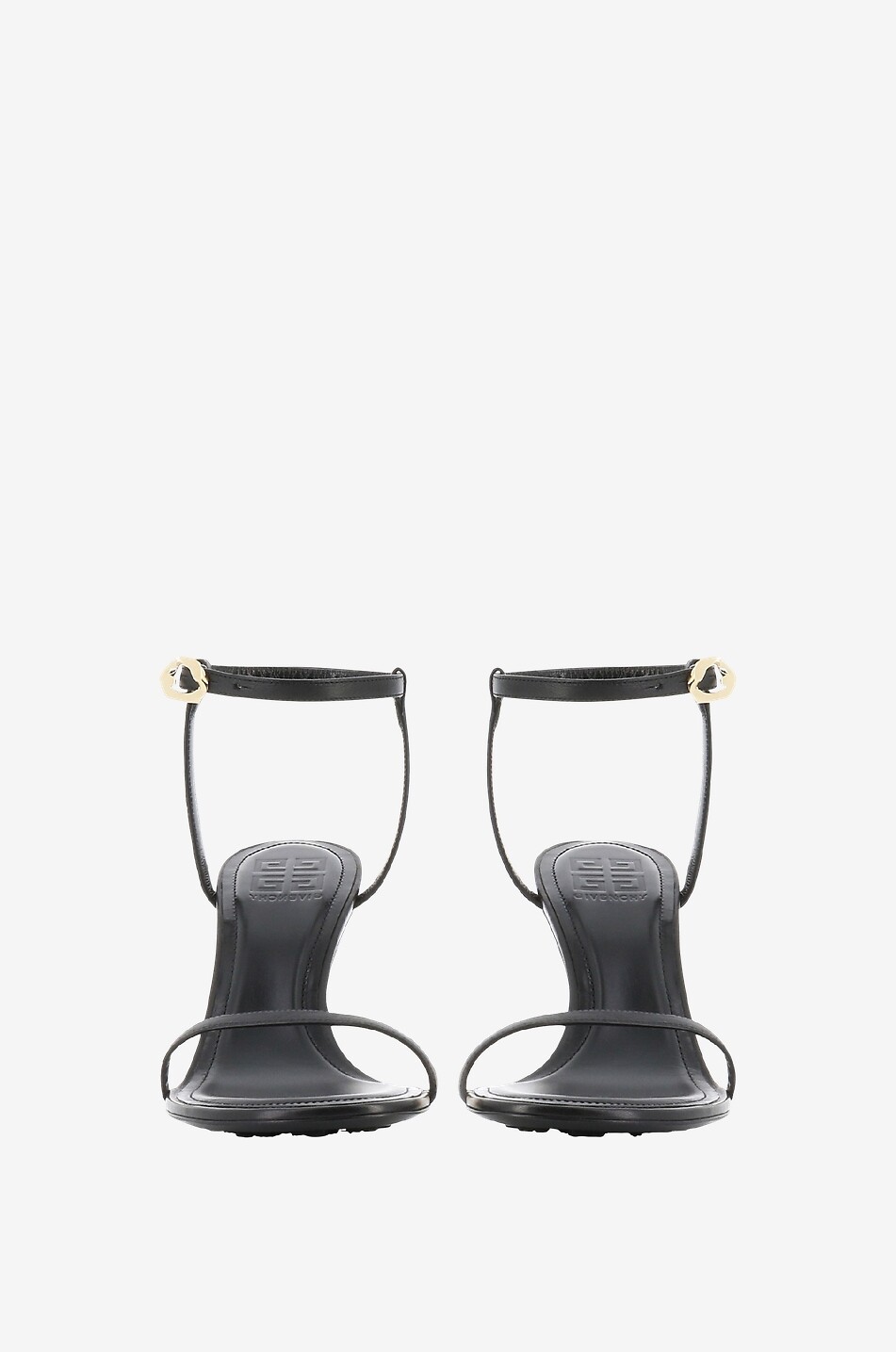 GIVENCHY Absatzsandalen aus Lammleder G Cube 85 Damen SCHWARZ 3