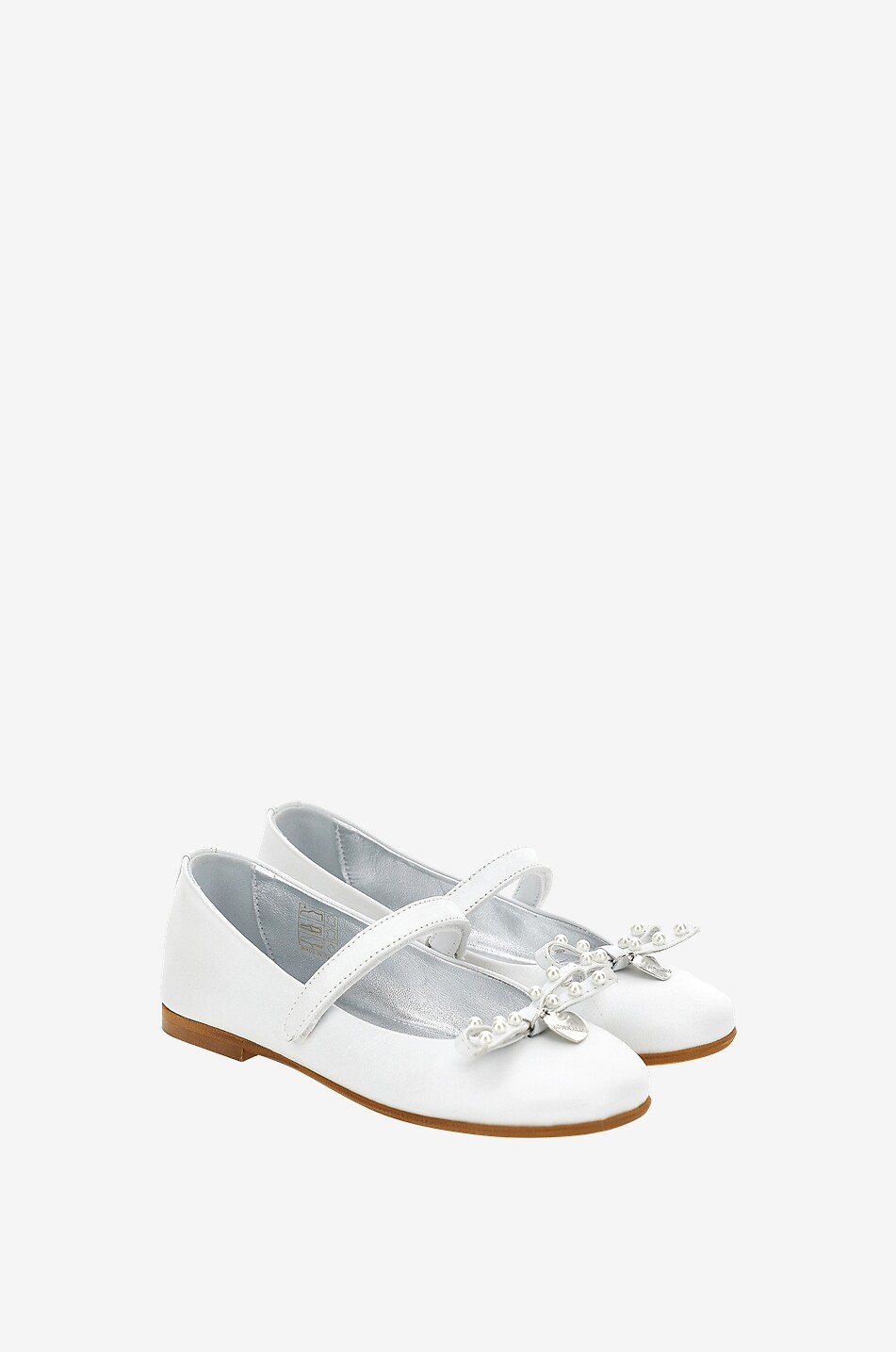 Ballerines fille en cuir