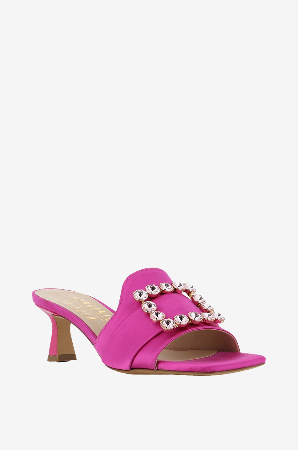 Basa 55 heeled satin mules